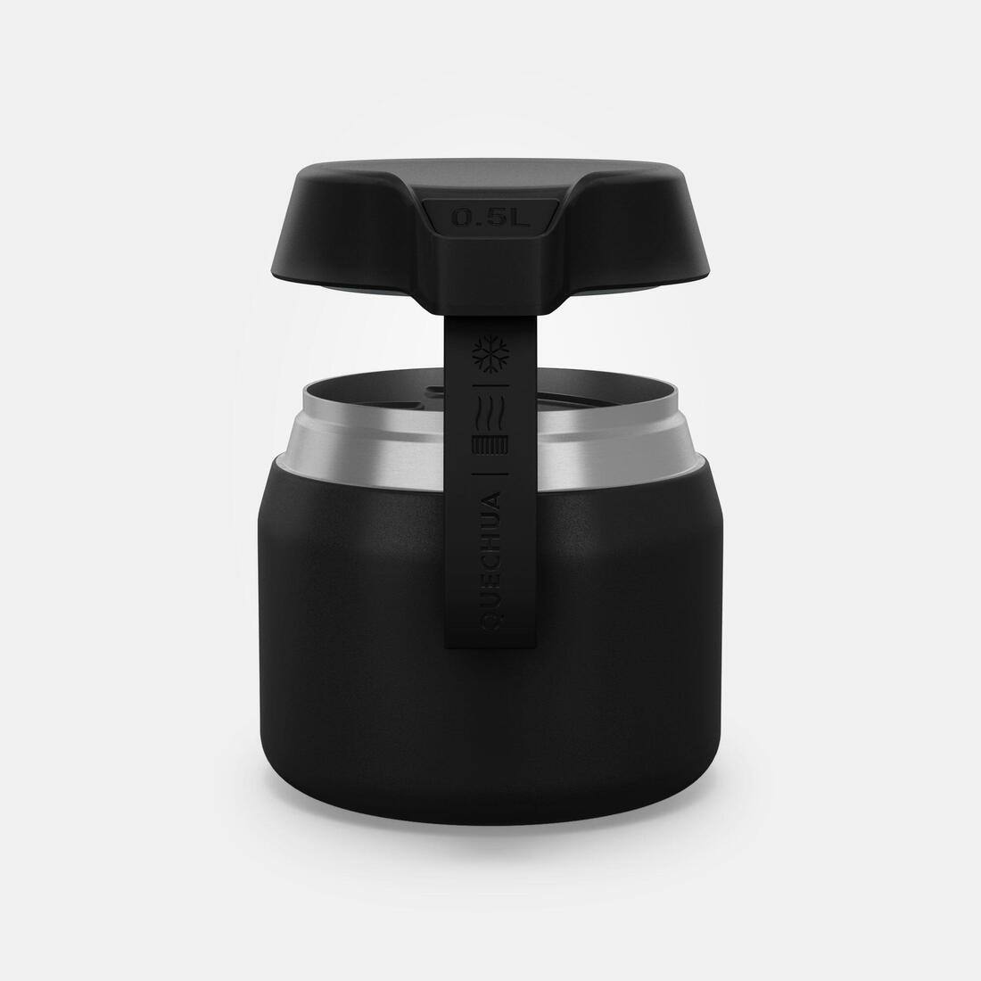 Stainless Steel Isothermal Food Box for Hiking MH500 0.5 L