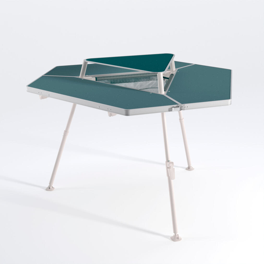 Hexagonal and sociable camping table - 6 person - Tepee