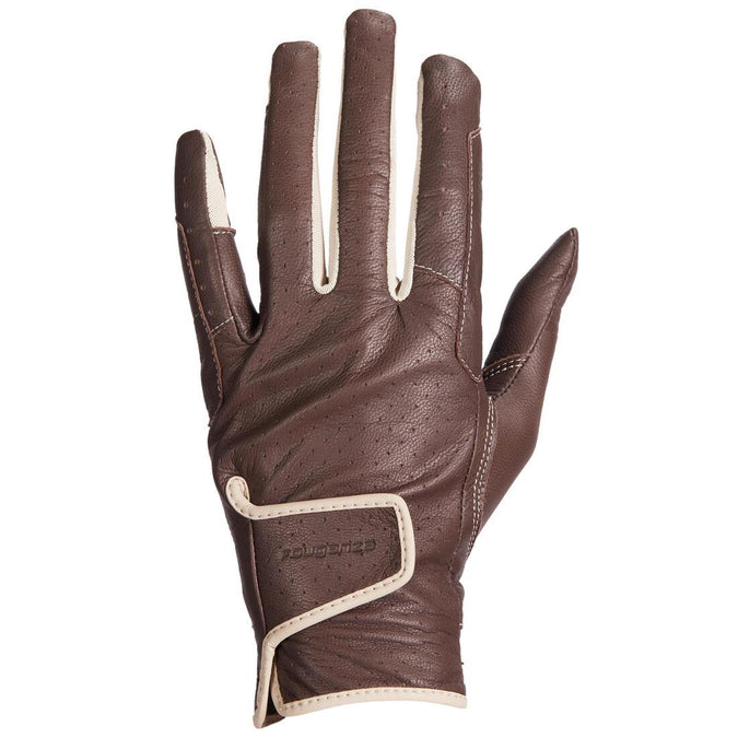





Women's Horse Riding Leather Gloves 900 - Brown, photo 1 of 6