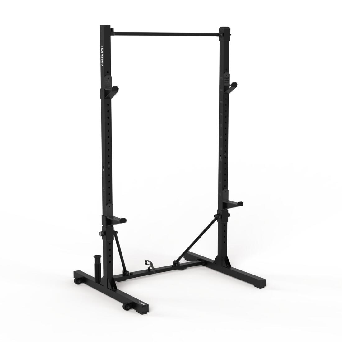 Fold-Down/Retractable Squat, Bench & Pull-Up Weight Training Rack 500