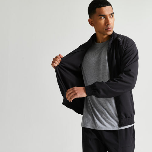 





Men's Fitness Standard Breathable Jacket - Black