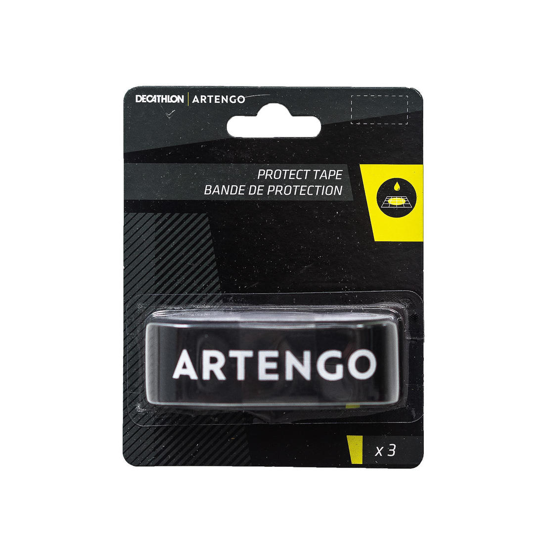 Tennis Racket Protection Tape 3-Pack - Black