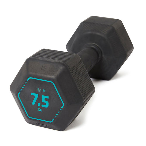 





7.5 kg Cross Training and Weight Training Hexagonal Dumbbell - Black