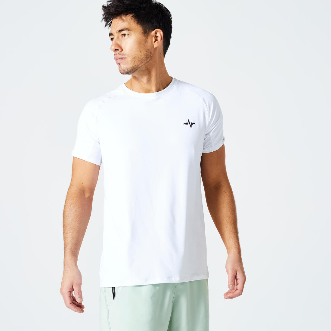 Men's Fitness Breathable Essential Crew Neck T-Shirt