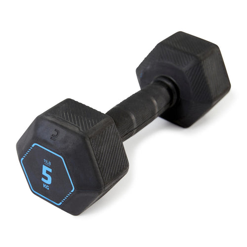 





Cross Training And Bodybuilding Hex Dumbbell 5 kg - Black