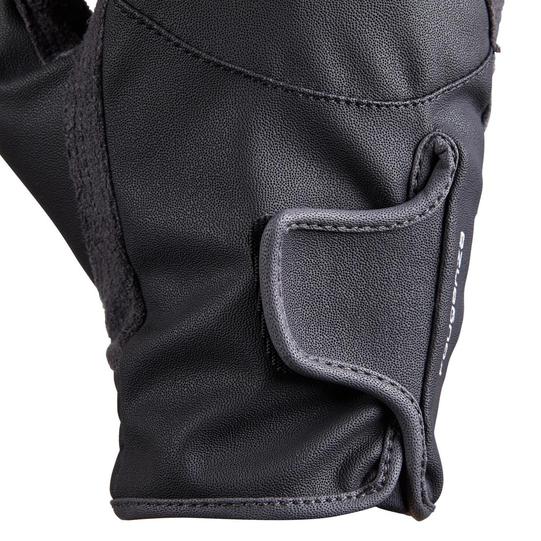 Kids' Horse Riding Gloves 500 - Duck