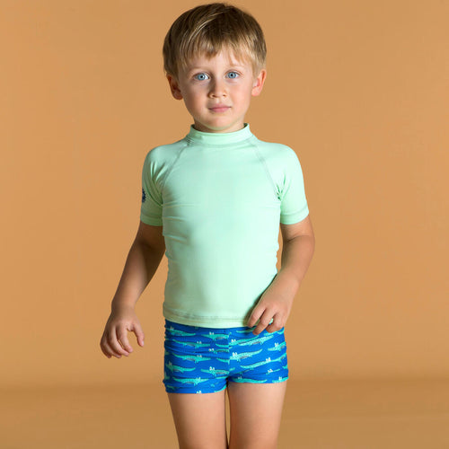 





Baby UV-Protection Short Sleeve T-Shirt - Light Green