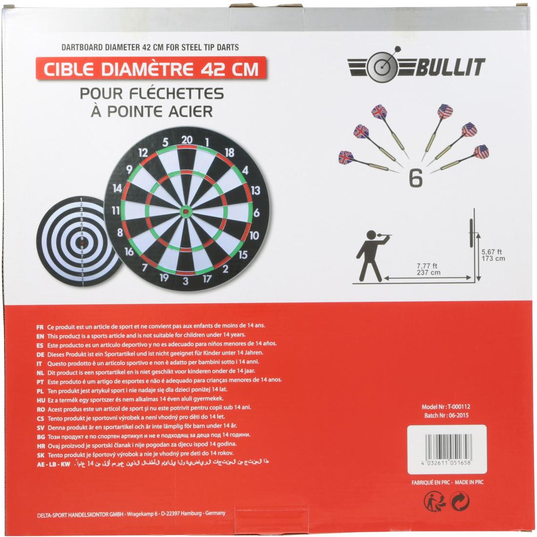 Steel Tip Dartboard Set
