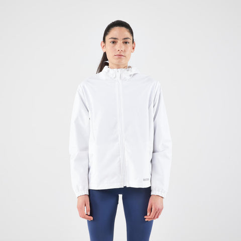 





Women's Waterproof Running Jacket - KIPRUN Run 100 Rain - White