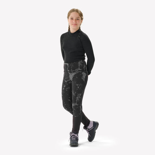 





KIDS’ WARM HIKING LEGGINGS - SH100 - 7-15 YEARS