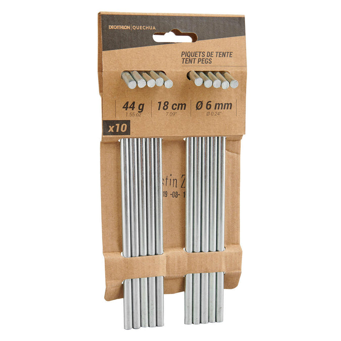 





Pack of 10 Steel Tent Pegs, photo 1 of 5