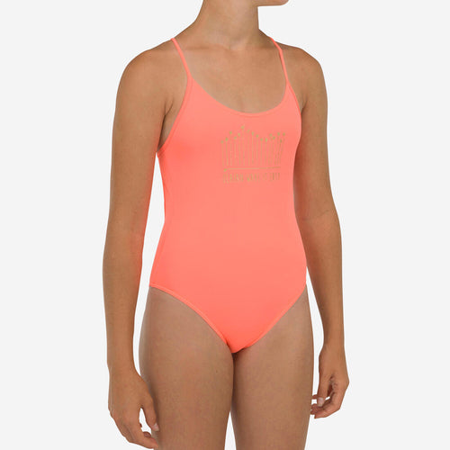 





GIRL'S ONE-PIECE SWIMSUIT 100