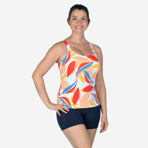 





Women’s swimsuit 1-piece shorty Tankini Lea Melon