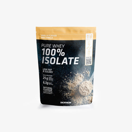 





100% Pure whey isolate vanilla flavour, 900 g