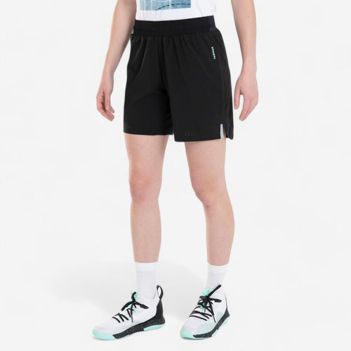 





Women's Basketball Shorts SH500 - Black