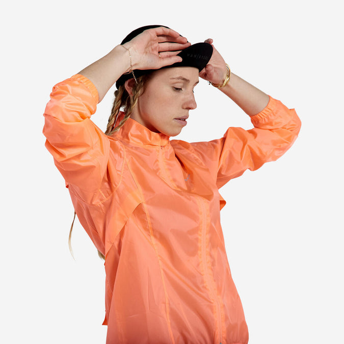 





Women's Cycling Rainproof Jacket 100 - Coral, photo 1 of 5