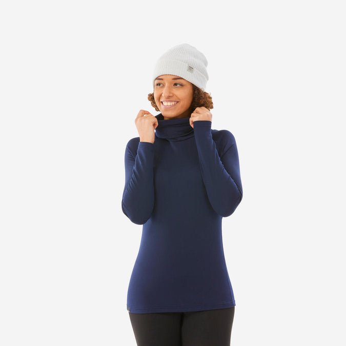 





Women's Warm, Breathable Turtleneck Thermal Skiing Base Layer 500, photo 1 of 6