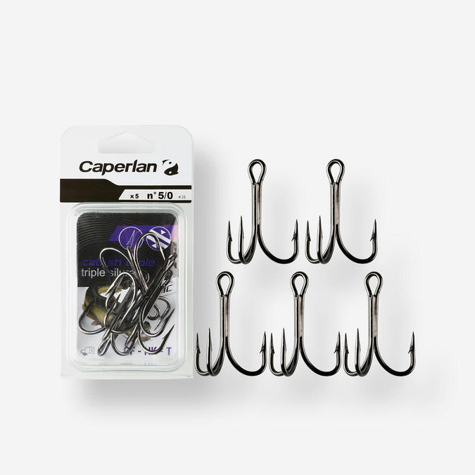 





CF HK T N°4 TREBLE CATFISH FISHING HOOK, photo 1 of 4