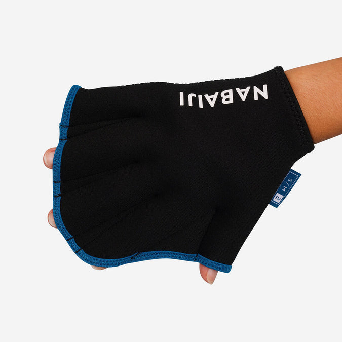 





Pair of Aquafitness Neoprene Webbed Gloves black blue, photo 1 of 4