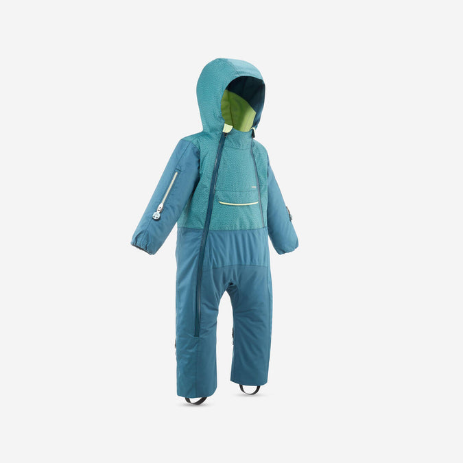 





Warm, Waterproof Baby Ski Suit 900 Warm PNF - Turquoise, photo 1 of 9