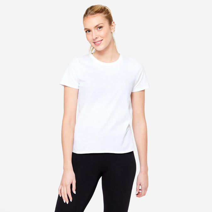 





Women's Fitness T-Shirt 100 - Glacier White, photo 1 of 7