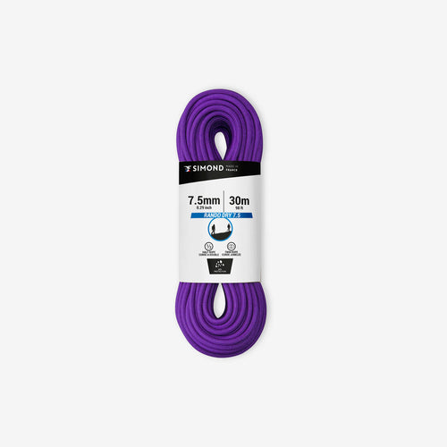 





DOUBLE DRY ROPE 7.5 mm x 30 m - RANDO DRY purple