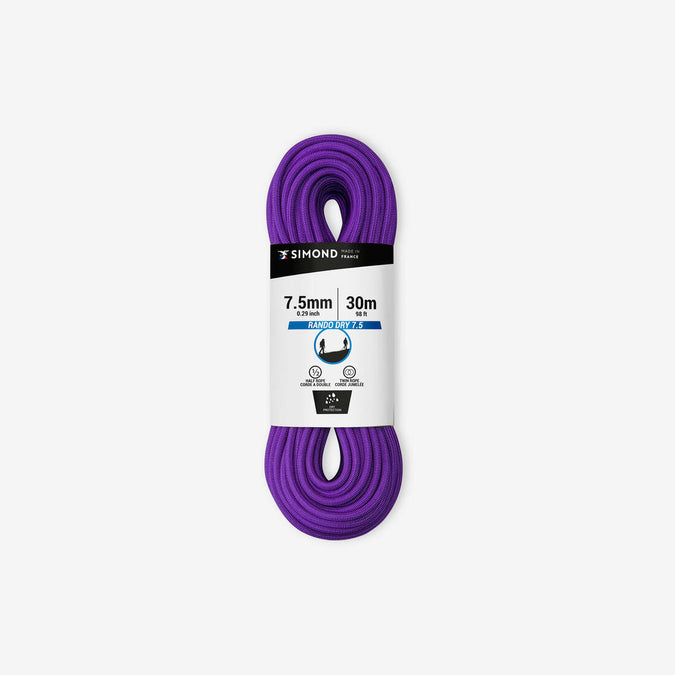 





DOUBLE DRY ROPE 7.5 mm x 30 m - RANDO DRY purple, photo 1 of 3