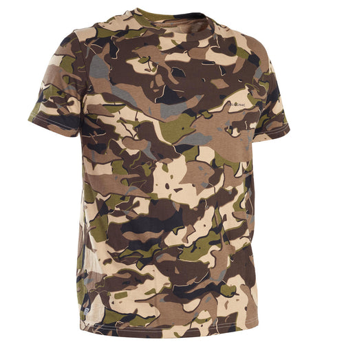 





Short-sleeve hunting T-shirt 100 WL V1 - brown camouflage