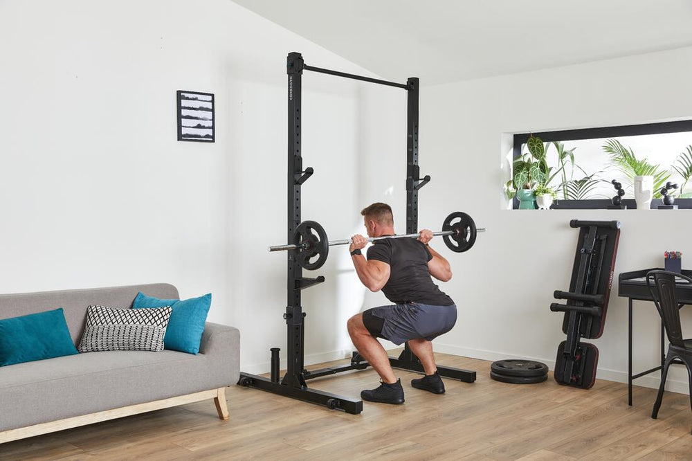 Decathlon squat rack 500 sale