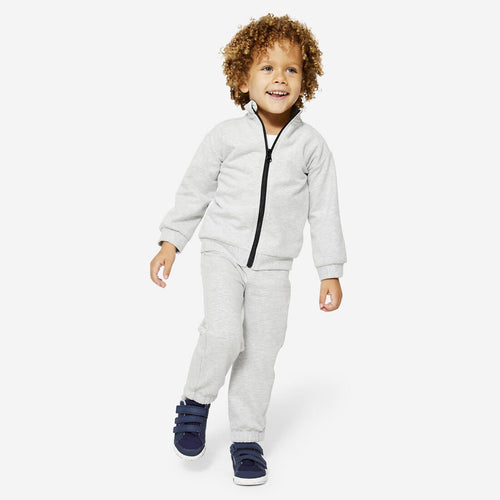 





Kids' Basic Warm Regular-Fit Tracksuit - Grey