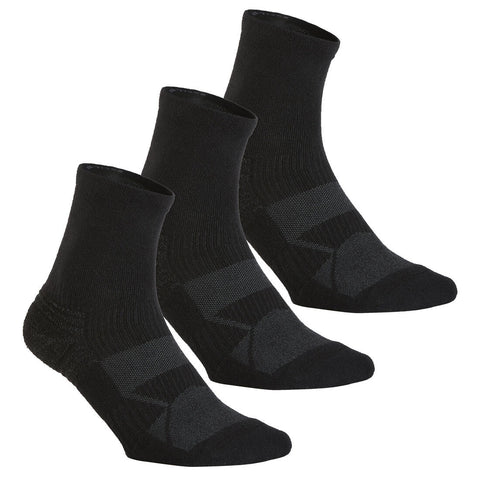 





Fitness/Nordic Walking Socks WS 100 Mid 3-Pack - black