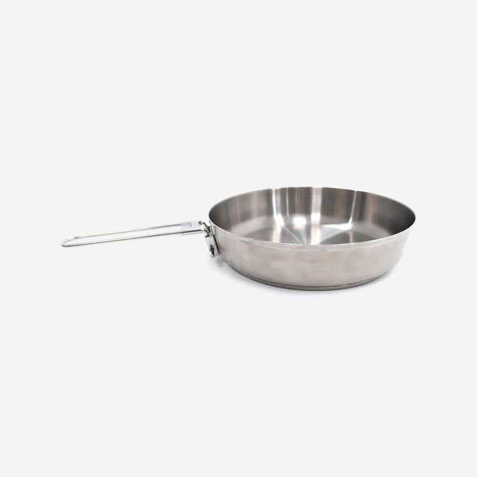 





Stainless steel camping frying pan 500 with double bottom -1.2 L - diam. 20 cm, photo 1 of 3