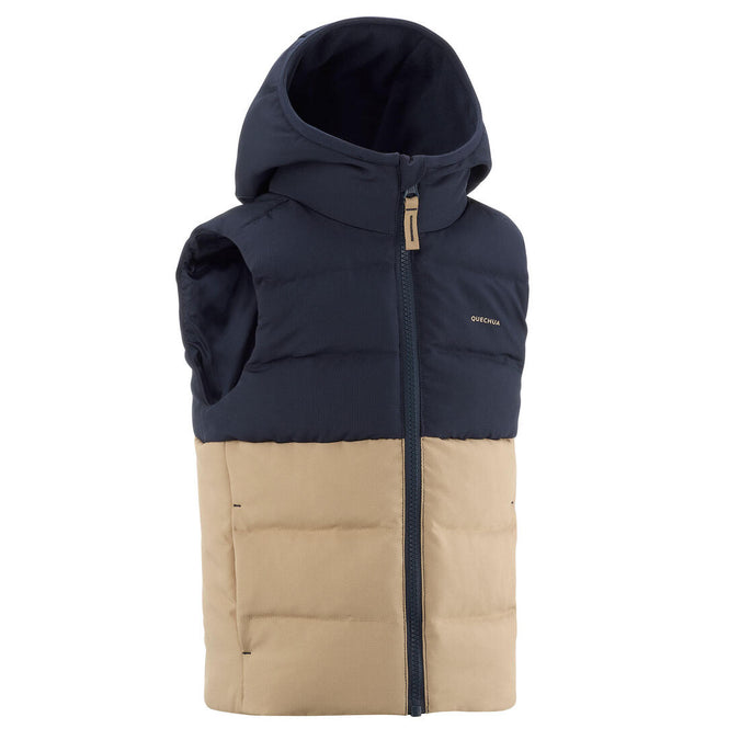 





Kids’ Padded Hiking Gilet - Aged 2-6 - Beige and Blue, photo 1 of 12