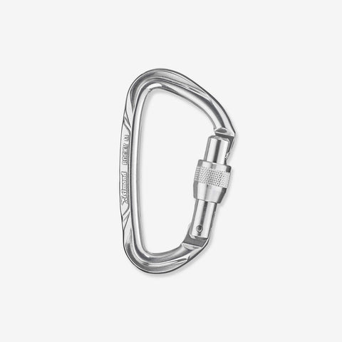 





CLIMBING AND MOUNTAINEERING SCREWGATE CARABINER - ROCKY M POLISHED