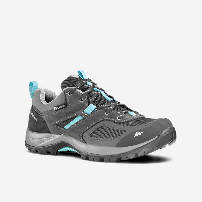 





Women’s Waterproof Mountain Walking Shoes - MH100 - Grey/Blue, photo 1 of 3