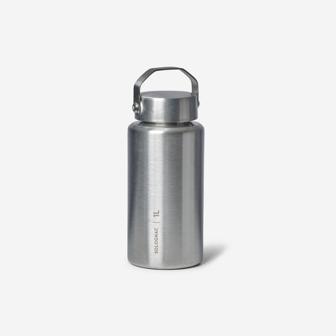 





WATER BOTTLE with screw cap Bushcraft 1 L Stainless Steel Grey, photo 1 of 9