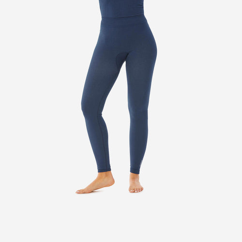 





Women’s Seamless Ski Base Layer Bottoms - BL 500 - Navy blue