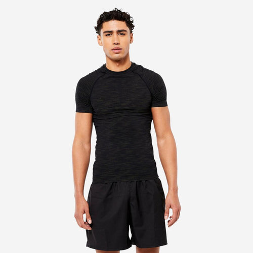 





Short-Sleeved Crew Neck Weight Training Compression T-Shirt