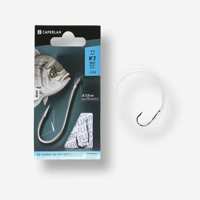 





SN HOOK fluorosea bluereversed spade-end hooks to line for sea fishing, photo 1 of 17