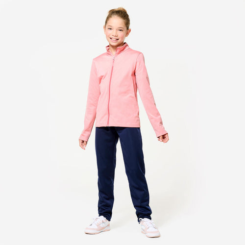 





Kids' Breathable Synthetic Tracksuit Gym'Y - Blue/Print