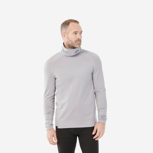 





Men's Warm, Breathable Turtleneck Ski Base Layer 500