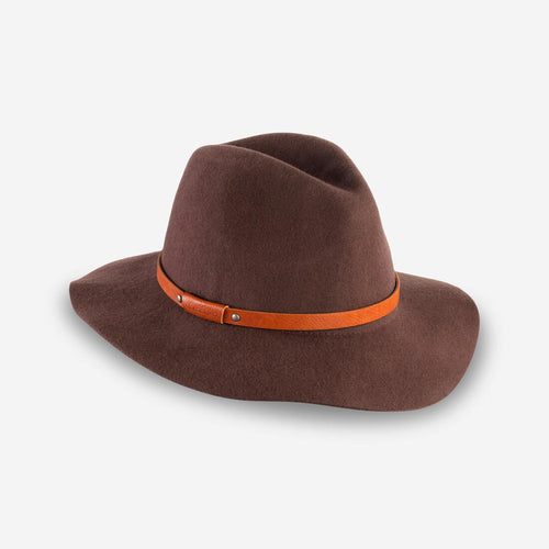 





WOMEN’S WOOL FELT HUNTING HAT 500 - BROWN