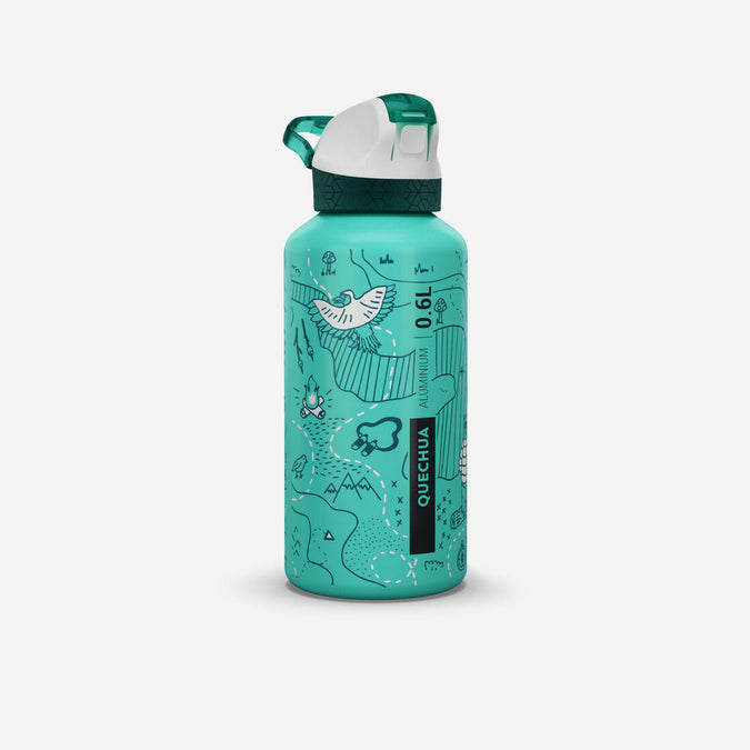 





0.6 L kids’ alum. water flask 500 with instant cap, pipette & straw, for hiking, photo 1 of 12