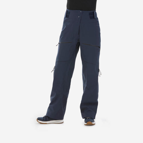 





Women’s Warm and Waterproof Ski Trousers FR500 - Navy Blue