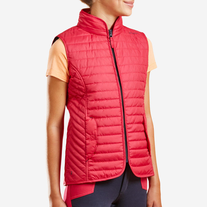 





Kids' Horse Riding Sleeveless Padded Gilet 100 - Cardinal, photo 1 of 4