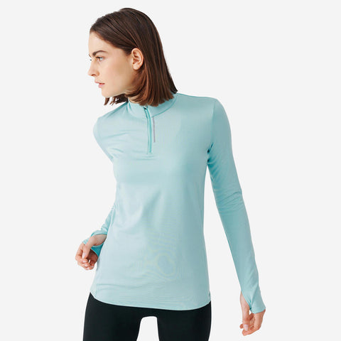 





Zip Warm women's long-sleeved running T-shirt