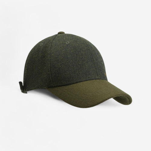 





Tweed-Effect Cap - Green