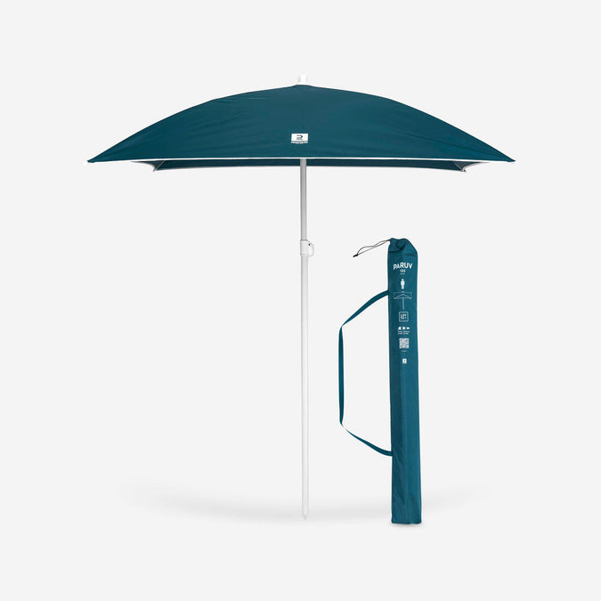 





SQUARE BEACH PARASOL 1 PERSON UPF 50+ - PARUV 125 BLUE, photo 1 of 9