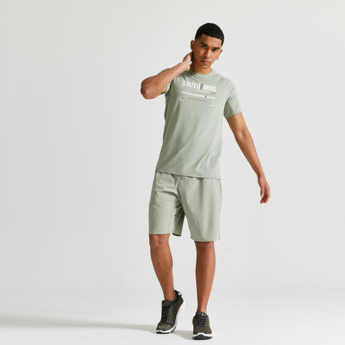 Men's Fitness Breathable Essential Crew Neck T-Shirt