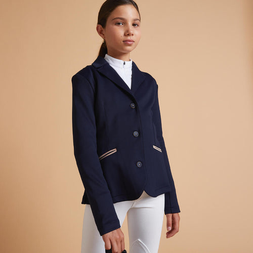 





Kids' Horse Riding Show Jacket 500 - Navy